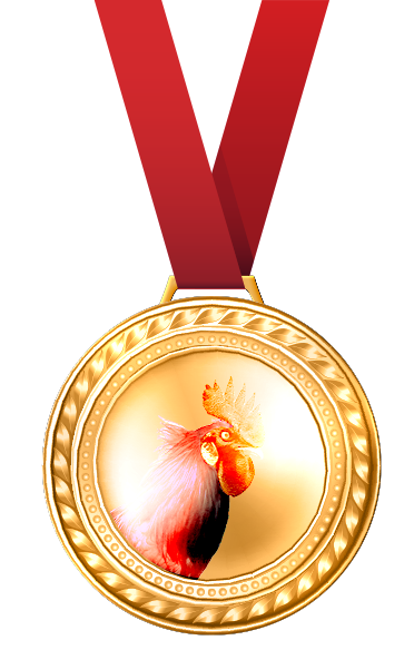 Bluerooster medal